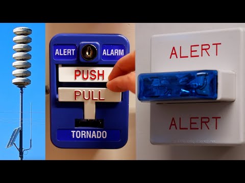 Tornado/Fire Alarms doing Alternate Wail! | Wheelock \u0026 Fire-Lite System Test 22