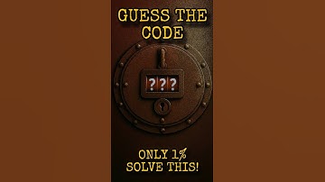 Can You Crack This Lock Puzzle? 🔐 (Only 1% Solve It) #numberpuzzles #logicalpuzzle