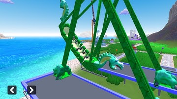 Build New Attraction Dragon Swing | Real Coaster Idle Game Gameplay Android IOS