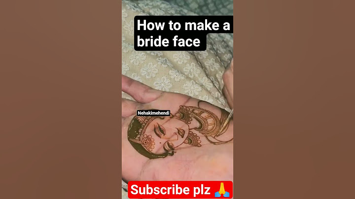 How to make bride face #dulhanmehndi #dulhan ka face#latestmehendi#hennaart