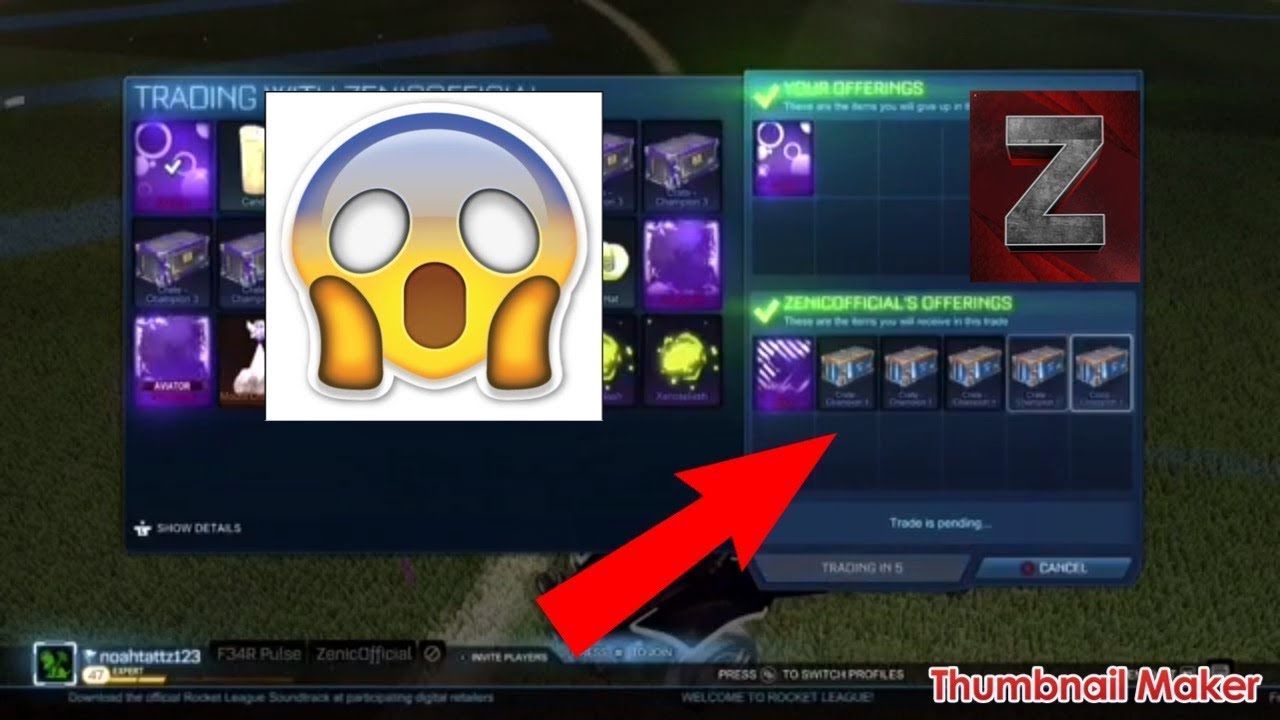 TRADING WITH A 2K SUBSCRIBER YOUTUBER! - Zenic!