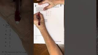 ACT Math solutions December 2022 F07 problems 1-15