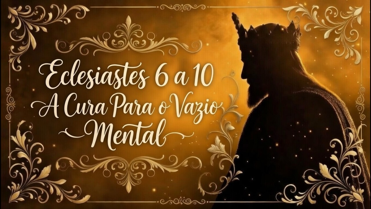 A Cura para o Vazio Mental  Eclesiastes 6 a 10 Sabedoria para 2026