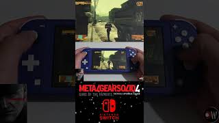 Metal Gear Solid 4 Switch Lite Performance: Handheld Gameplay