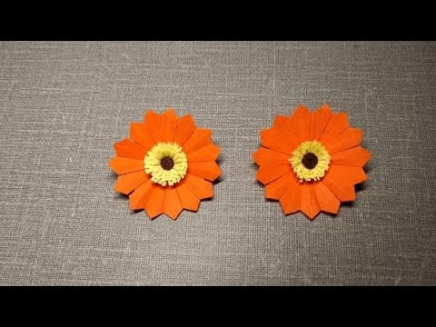 趣味折纸 拼接太阳花 Youtube