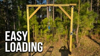 Building a DIY Game Hoist Station for Easy Deer & Hog Loading
