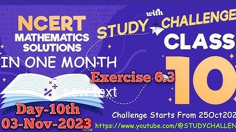 Exercise 6.3 in Punjabi || Chapter 6: Triangles ||Class 10th CBSE PSEB || NCERT Math in Punjabi