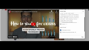 How to embed a youtube video into Canvas Discussion Board