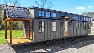 Absolutely Beautiful Boxcar Tiny House by Timbercraft Tiny Homes