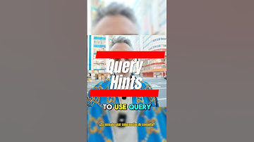 Query Hints
