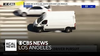 Hitandrun driver arrested after pursuit in East LA