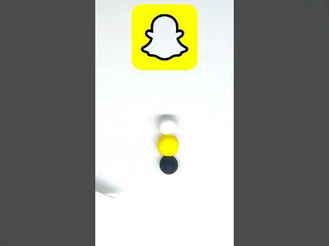 Snapchat Logo Colors Mix | Guess The Final Color Name Colormixing Yt Shorts