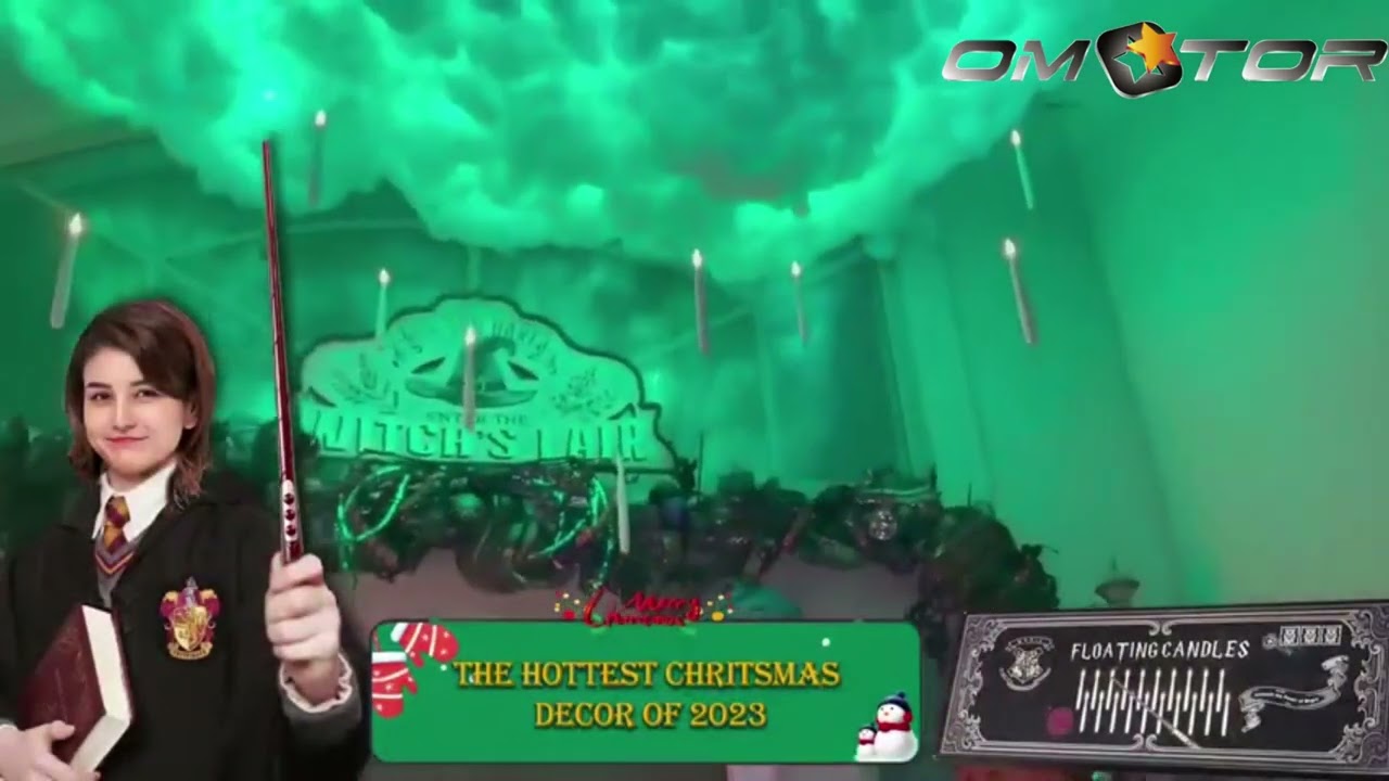 Floating Candles with Wand, Halloween Decoration 20 PCs Magic Hanging Candles