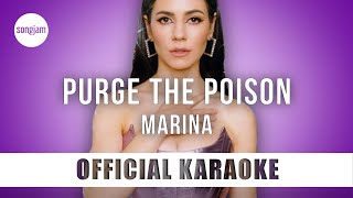 MARINA - Purge The Poison (Official Karaoke Instrumental) | SongJam