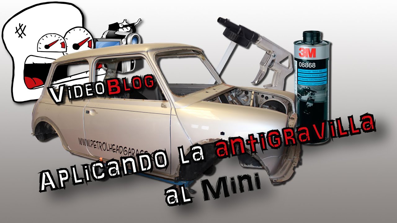 Restauración del Mini #7 - Cómo aplicar la antigravilla a los bajos