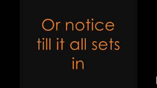 New Found Glory - All Downhill From Here  (Lyrics)