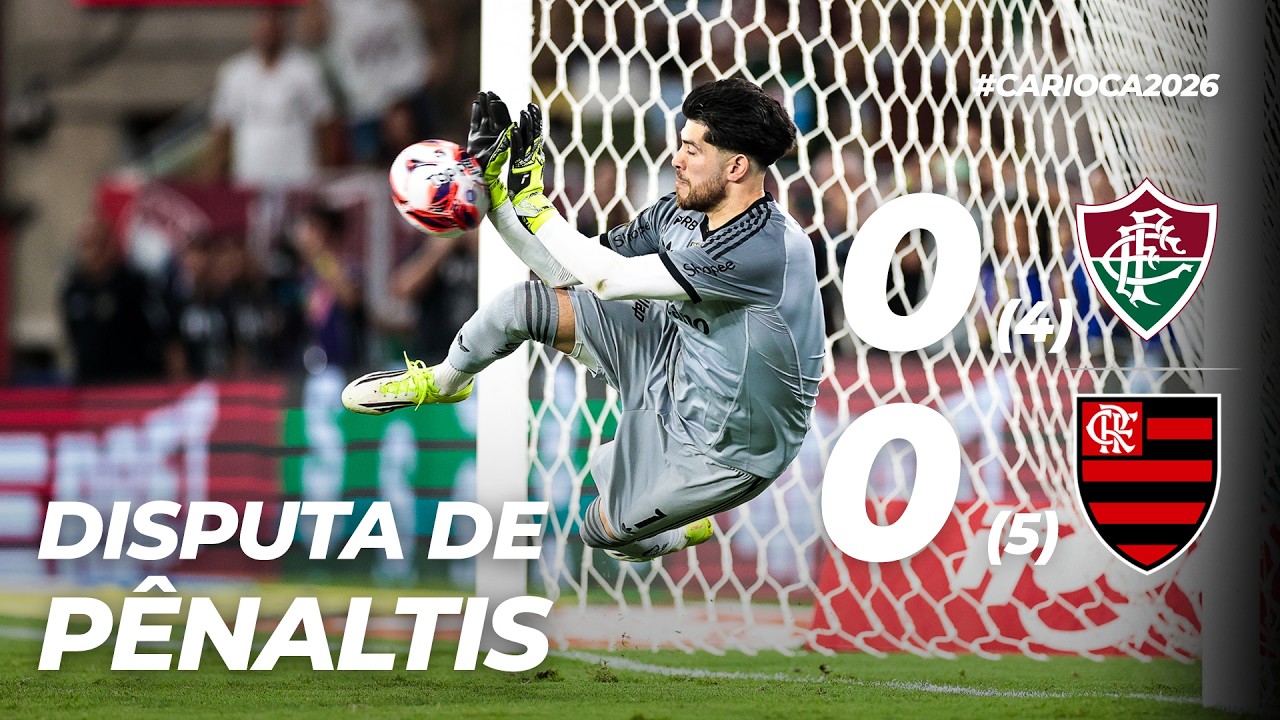FLUMINENSE 0 (4) X (5) FLAMENGO | DISPUTA DE PÊNALTIS | CAMPEONATO CARIOCA (08/03/26)