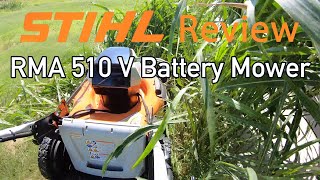 Stihl RMA 510 Self Propelled Battery Mower Review and Raw Demo Thumbnail