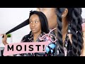 HOW I MOISTURIZE AND SEAL MY RELAXED HAIR - UPDATED | RELAXED