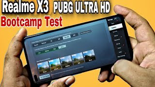 Realme X3 ULTRA HD PUBG Test| Realme X3 PUBG ULTRA HD Graphics Bootcamp Hotdrop Test