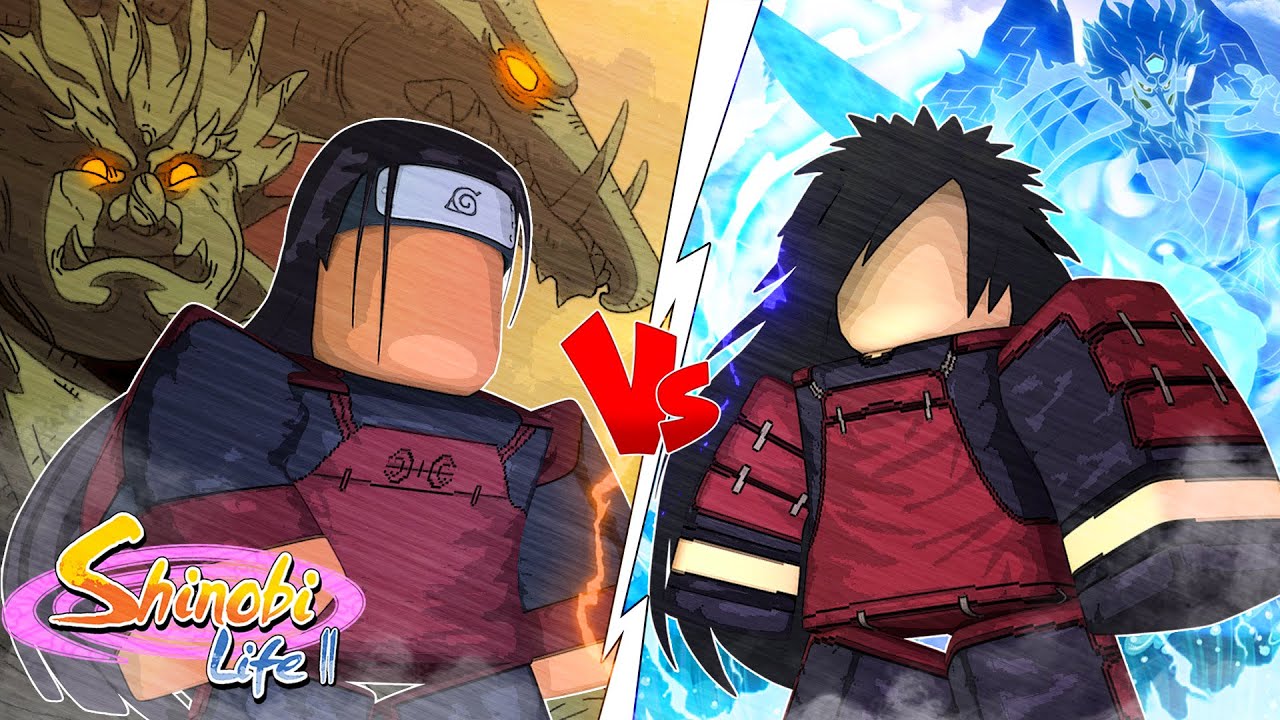 MADARA VS HASHIRAMA no SHINDO LIFE * SHINOBI LIFE 2 * ( PERDI ...