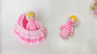 Очаровашка💗Как вязать маленького пупса крючком // Куколка амигуруми 💗