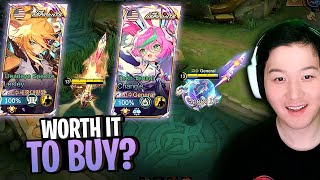 How much is The Aspirants New Skins Lesley and Chang E? Gameplay and Review | Mobile Legends