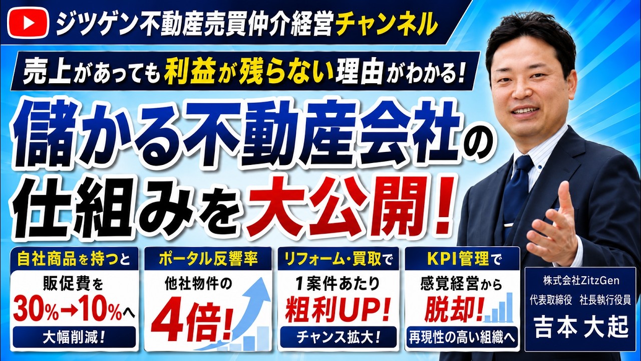 営業利益8倍化事例】儲かる不動産会社の”やり方”前編 | ZitzGen