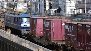 5052レ EF210-154+コキ24両 戸塚付近通過