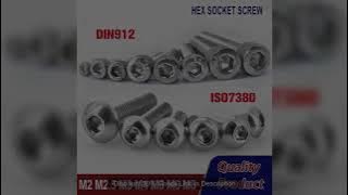 5-150pcs A2 Allen Bolts Round 304 Stainless Steel ISO7380 DIN912 Hexagon Socket Head Cap Screws M2 M
