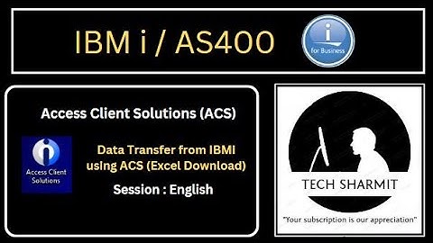 data transfer from ibm i to excel | access client solutions | ibm i access client solutions tutorial