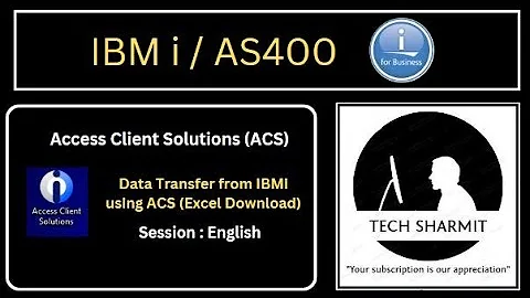 data transfer from ibm i to excel | access client solutions | ibm i access client solutions tutorial