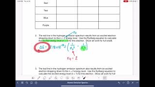 Lab 3 (Atomic emission spectra) post-lab tutorial