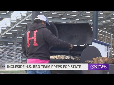 Ingleside High School BBQ Team preparing for state