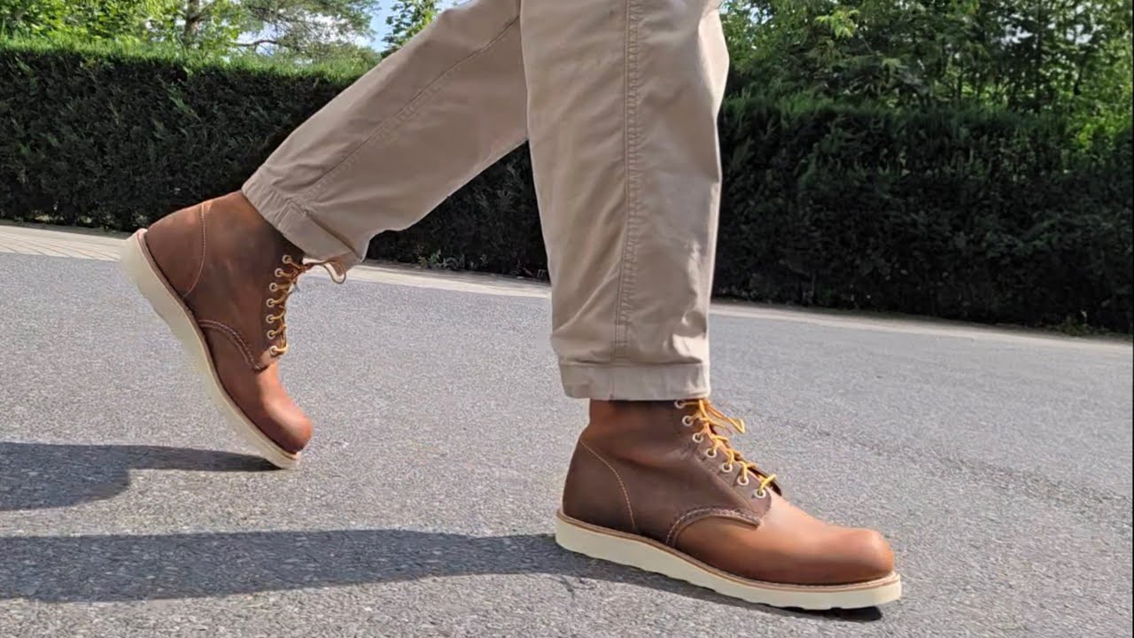 Red Wing Round Toe Boots 9111 - YouTube