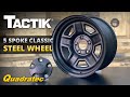 Tactik 5 Spoke Classic Steel Wheel for Jeep Wrangler &amp; Jeep Gladiator