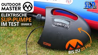 Elektrische SUP-Pumpe "The Shark" im Test: NIE MEHR Boards von Hand aufpumpen?! | Outdoor Master