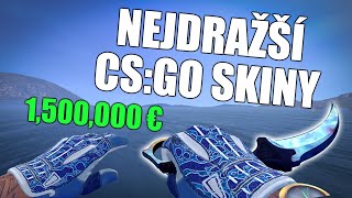 Nejdražší skiny v CS:GO (1,500,000€)