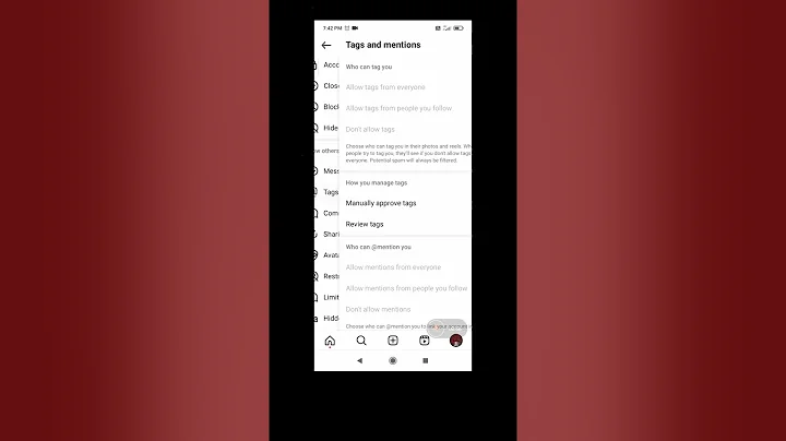 manually approve tags in instagram #settings #easy #tricks #instagram