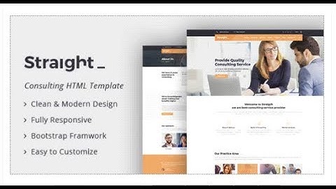 Straight - Business & Consulting HTML Template | Themeforest Templates