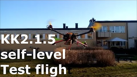 HobbyKing KK2.1.5 quadcopter test flight