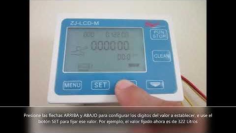 ZJ-LCD-M Monitor/Controlador de Flujo