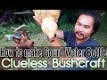 How to make a Gourd Container - Water Bottle - Canteen - Drinking Gourd - Clueless Bushcraft
