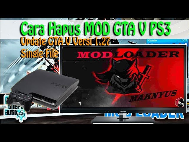 How to install MOD GTA V Maknyus V13 Online / Offline PS3 CFW BLES 01807 