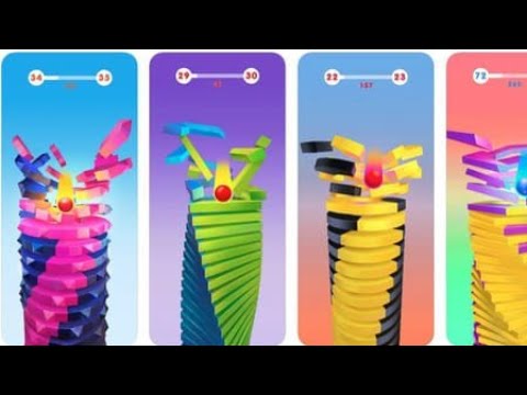 stack Ball Game Play with BACKING GMR - YouTube