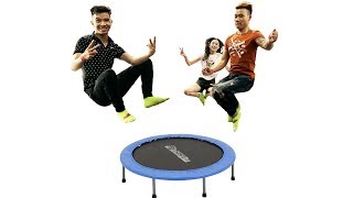 Phd Trải Nghiệm Trò Chơi Leo Núi - Bạt Nhún Climb - Trampoline