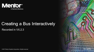 Creating a Bus Interactively in the schematic