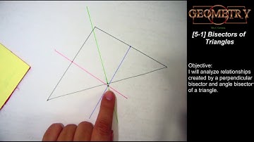 [5-1] Bisectors of Triangles