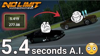 No Limit Drag Racing 2.0 - 5.4 Seconds A.I. Challenger FUNNY screenshot 1