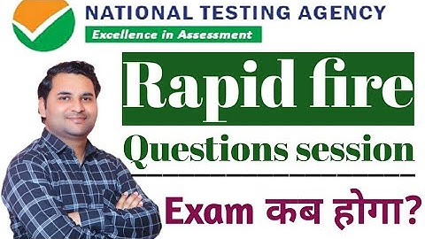 Rapid Fire Question Session | NTA UGC NET 2022 | Exam कब होगा? | GEOGRAPHY | JRF 2022 | By Ankit Sir